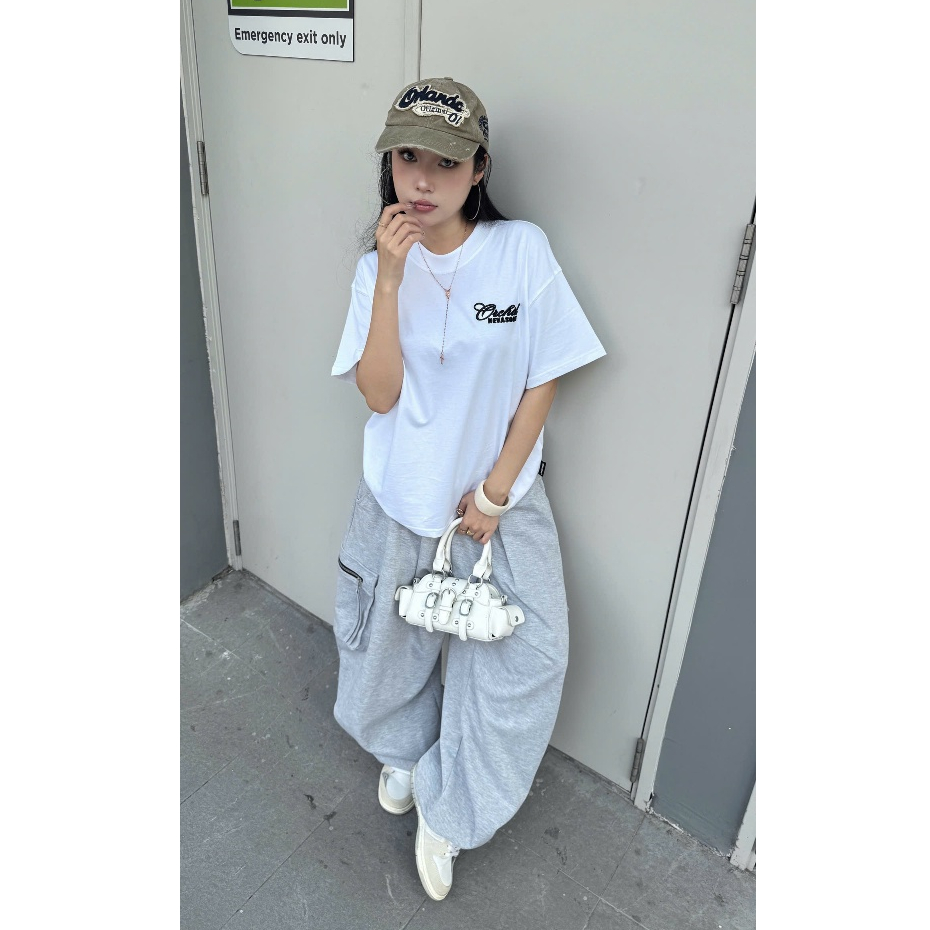 Áo Thun Boxy Orchid Nevasome Cotton 250gsm LocalBrand Tay Lỡ Form Rộng Nam Nữ Menswear Womenswear | BigBuy360 - bigbuy360.vn