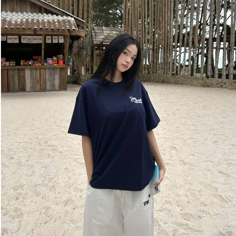 Áo Thun Boxy Orchid Nevasome Cotton 250gsm LocalBrand Tay Lỡ Form Rộng Nam Nữ Menswear Womenswear | BigBuy360 - bigbuy360.vn