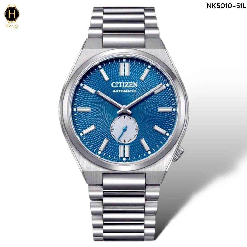 Đồng Hồ Nam Citizen Automatic Tsuyosa Small Second Blue NK5010-51L