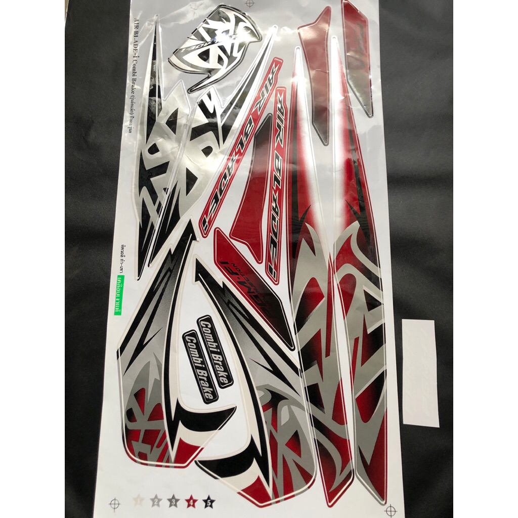 Tem Airblade 2011 Trắng Đỏ Thái