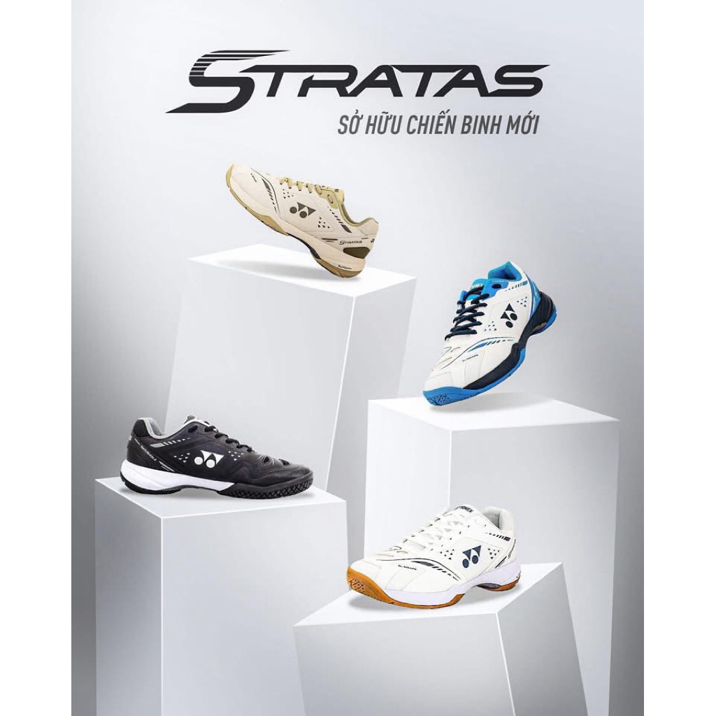 Giày cầu lông Yonex Stratas chính hãng [ĐỦ SIZE] [INBOX ĐẶT CHUẨN SIZE] [HỖ TRỢ ĐỔI TRẢ SIZE] | BigBuy360 - bigbuy360.vn