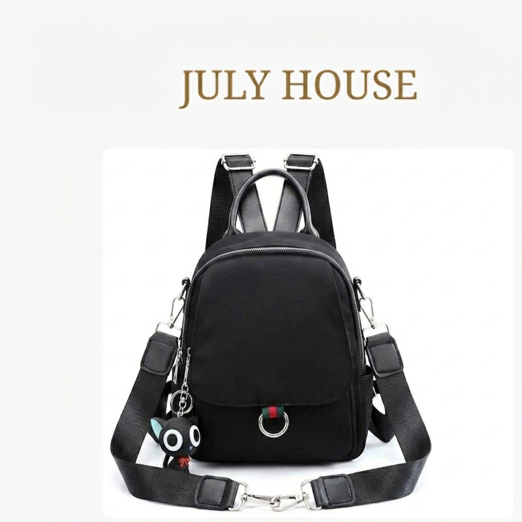 Balô Nữ Dù Thời Trang Chất Dù Xịn Thời Trang Nữ Cao Cấp July House - Ms15