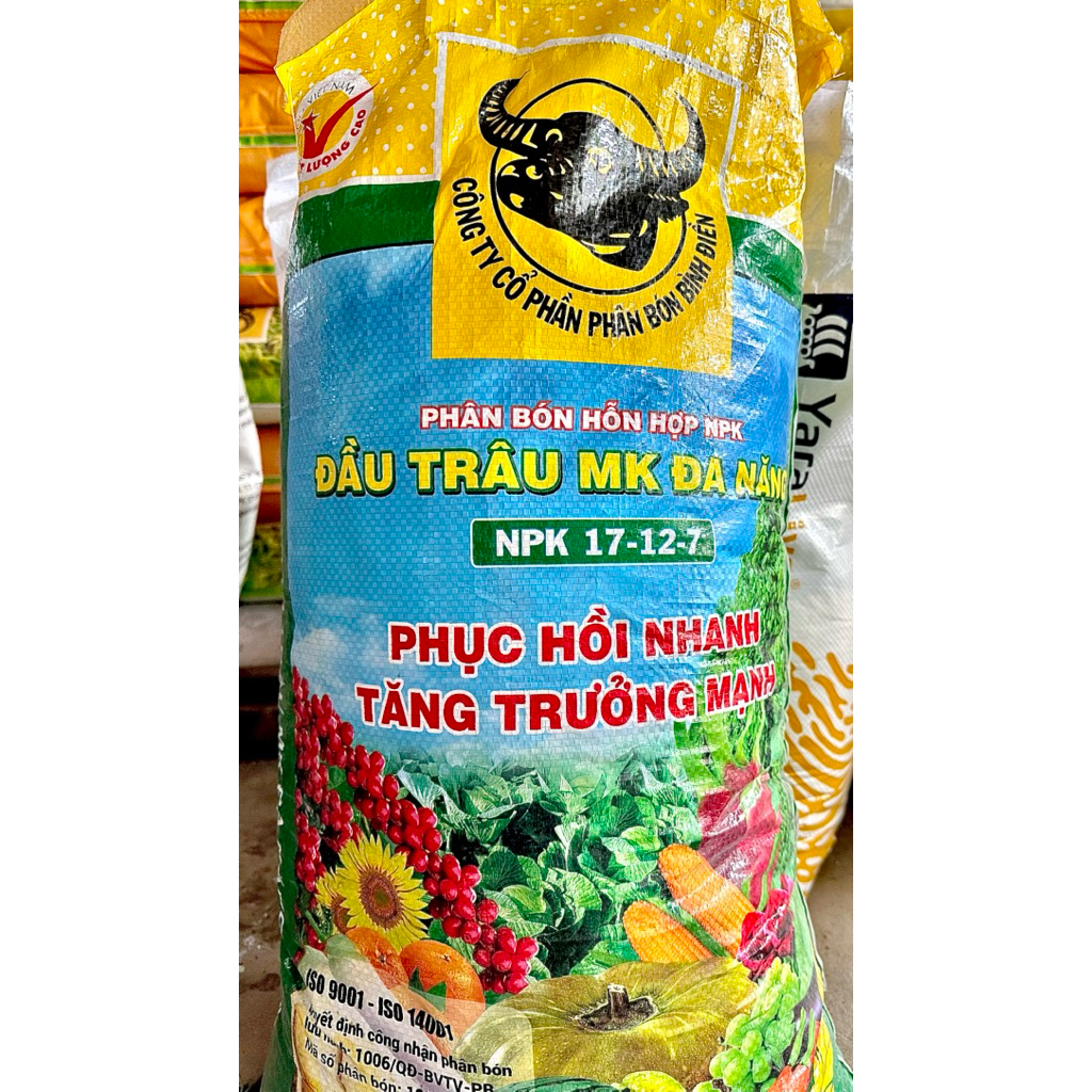 Phân bón Đầu trâu đa năng NPK 17-12-17+te