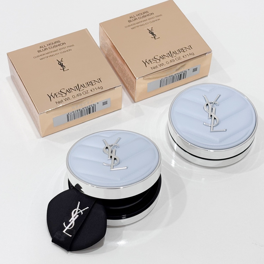 [CHÍNH HÃNG] Phấn Nước YSL All Hours Blur Mattifying Icy Cushion Cho Hiệu Ứng Mịn Mờ, Kiềm Dầu & Mát