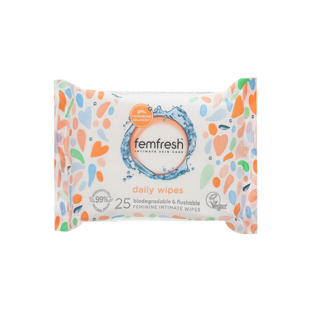 Khăn Ướt Vùng Kín Femfresh Intimate Skin Care Daily Wipes