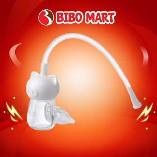 Dụng Cụ Hút Mũi Cho Bé RK-X4017 Hình Chú Heo Màu Trắng Chất Liệu Silicone Mềm Mại - Bibo Mart