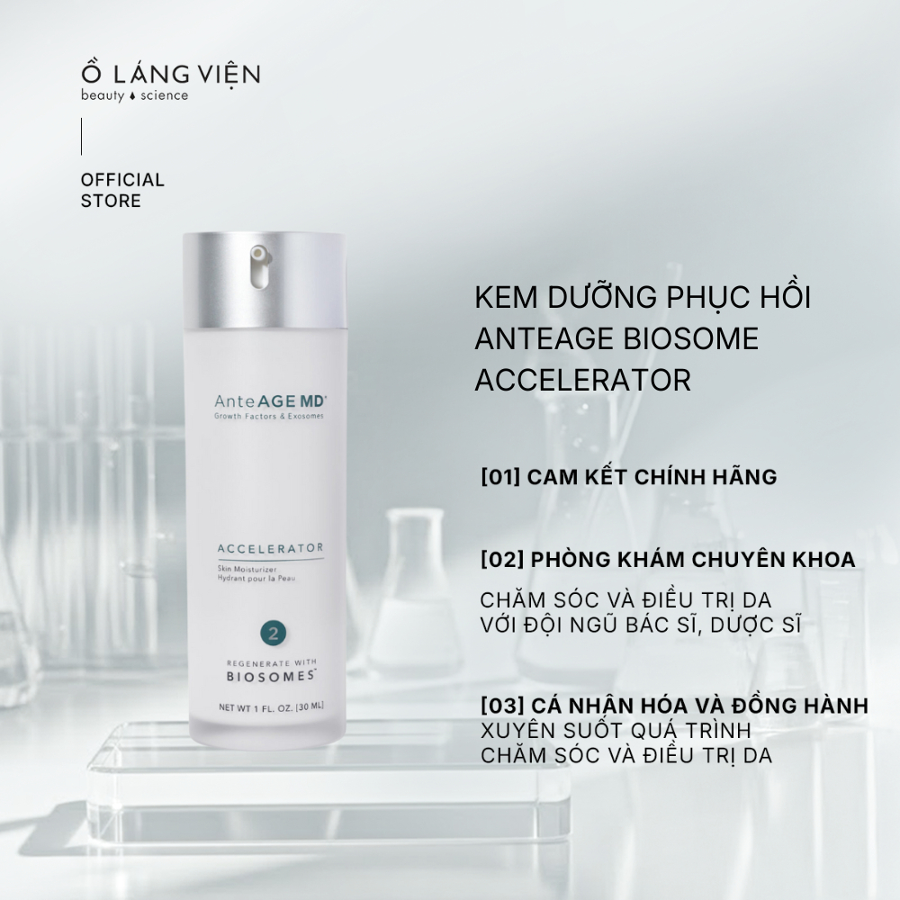 Kem dưỡng phục hồi AnteAGE MD® Biosome Accelerator - chai số 2