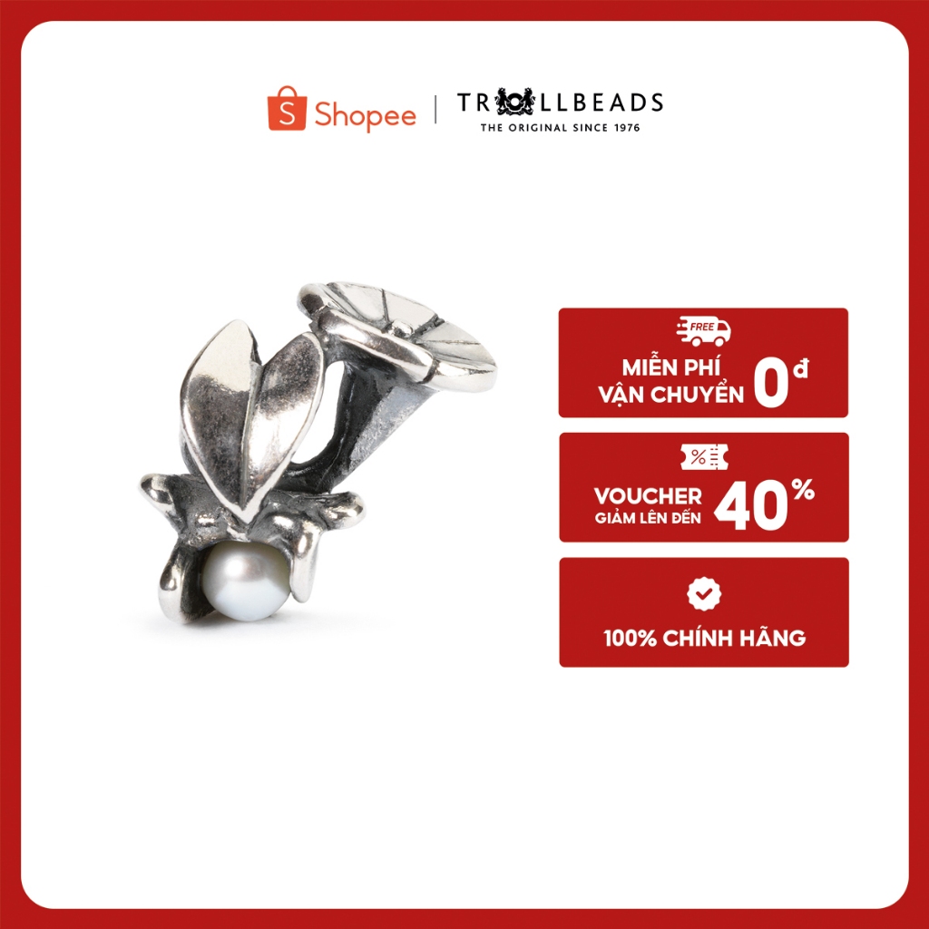 Trollbeads Bead Bạc Bindweed of September