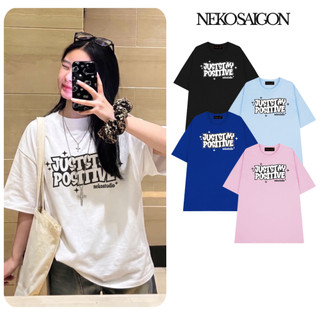 Áo thun tay lỡ form rộng unisex Neko.sg ATL486