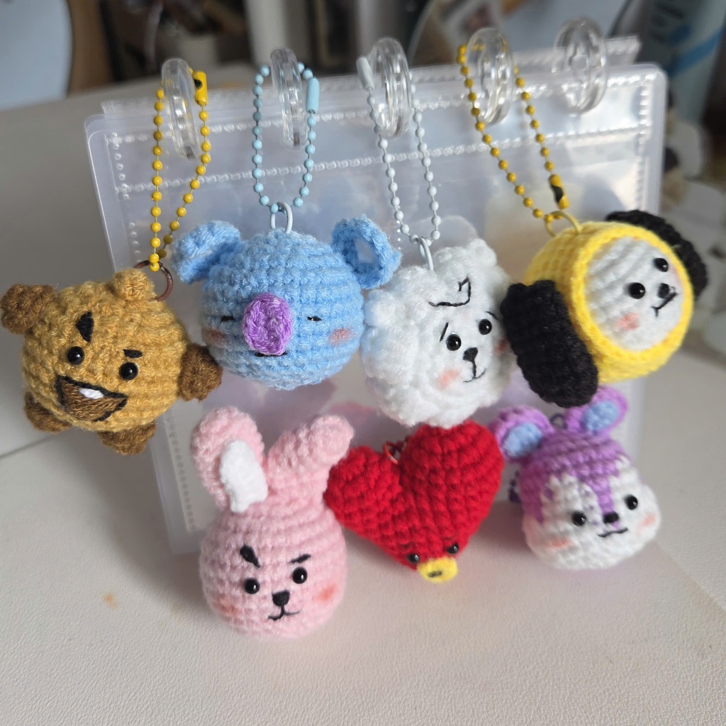 Móc khóa Len mini BT21 BTS