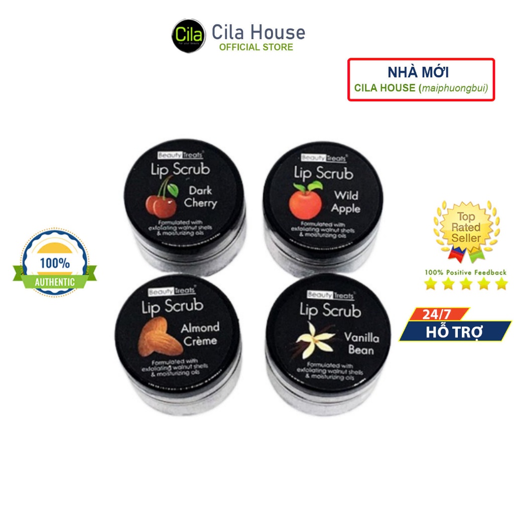 Tẩy da chết môi Beauty Treats Lip Scrub - Cila House