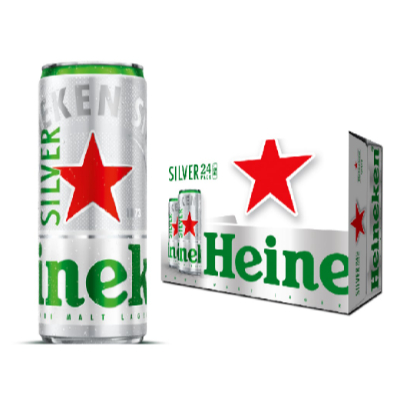 Thùng Bia Heineken silver 330ml (24 lon)