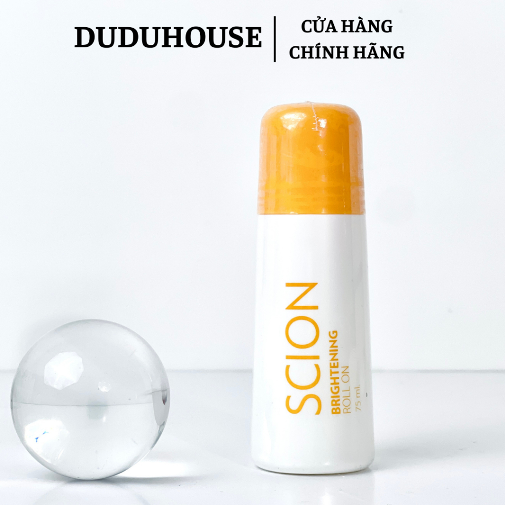 Lăn Khử Mùi Scion Brightening Roll On ngăn mùi hôi, không làm ố áo, làm sáng vùng da 75ml