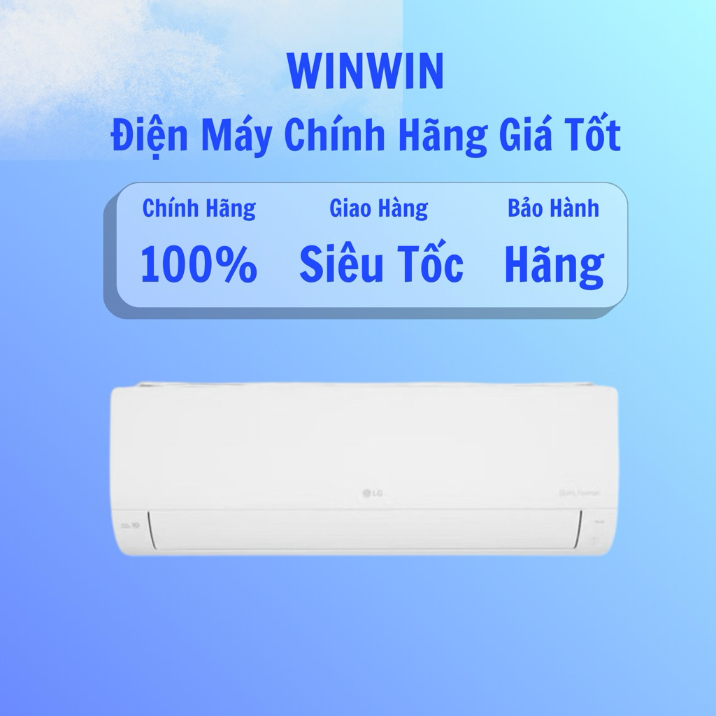 Điều hòa LG Inverter 1 HP IEC09M1 - 1 chiều inverter công suất 9000 BTU, có wifi