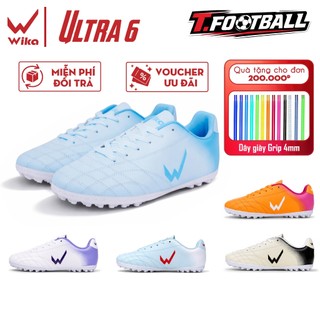 Giày Đá Bóng Trẻ Em WIKA Ultra 6 Form Ôm Chân Da PU Mềm Mại