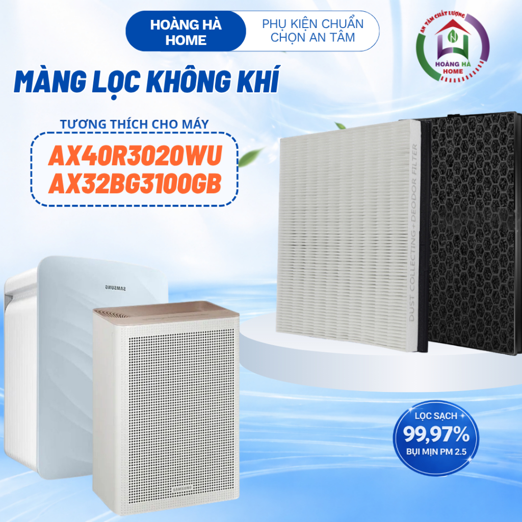Màng lọc không khí tương thích cho máy Samsung AX40R3020WU AX32BG3100GB - Màng lọc không khí CFX-B10