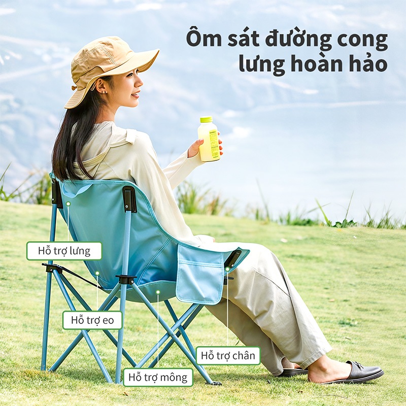 【COD】Trailtop Ghế Camping Gấp Gọn Thư Giãn Dã Ngoại Du Lịch Cao Cấp Ngoại Dễ Mang Đi | BigBuy360 - bigbuy360.vn