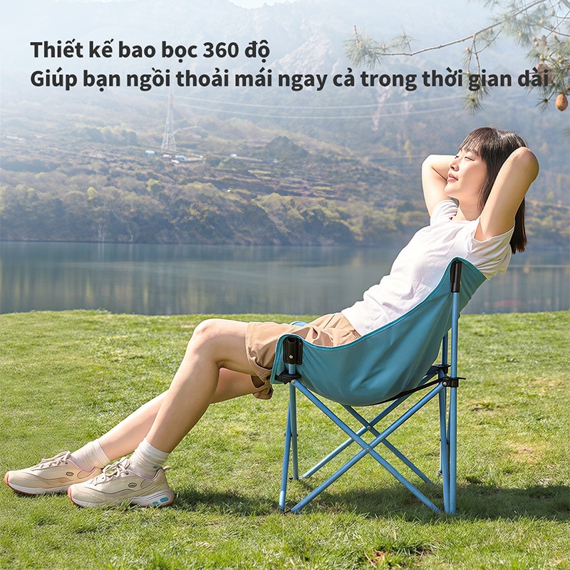 【COD】Trailtop Ghế Camping Gấp Gọn Thư Giãn Dã Ngoại Du Lịch Cao Cấp Ngoại Dễ Mang Đi | BigBuy360 - bigbuy360.vn