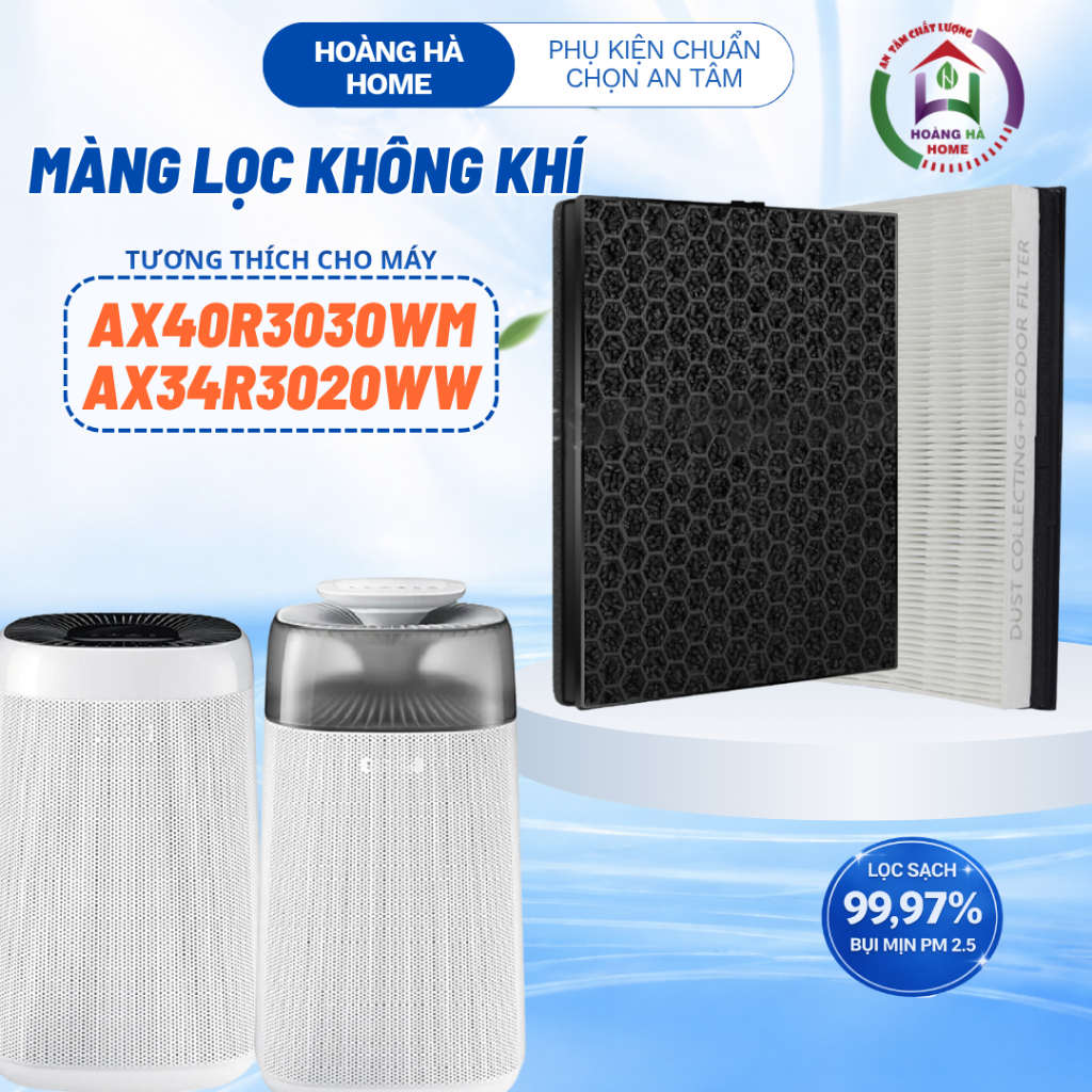 Màng lọc không khí tương thích cho máy Samsung AX40R3030WM AX34R3020WW - Màng lọc không khí CFX-G100