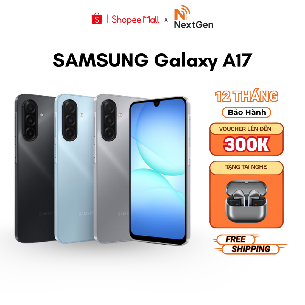 (Nguyên Seal) Điện thoại Samsung Galaxy A17 4G (8GB + 128GB) - Hàng Chính Hãng Bảo Hành 12 Tháng | BigBuy360 - bigbuy360.vn