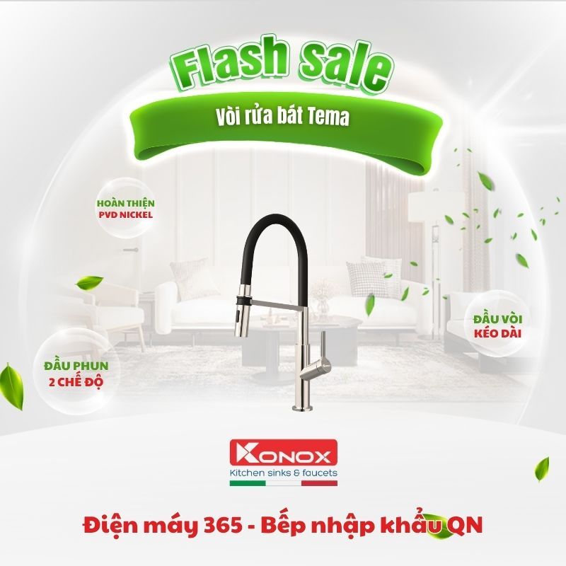 Vòi Rửa Chén Konox Tema – TINH TẾ – LINH HOẠT – ĐẬM CHẤT CHÂU ÂU