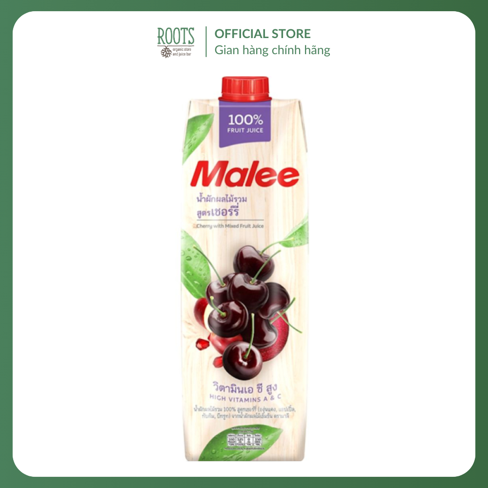 (Ship hỏa tốc) MALEE - Nước Ép Cherry & Hỗn Hợp Rau Quả, Cherry with Mixed Fruit Juice, High Vitamin