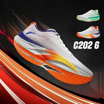 [Marathon 20KM+] ANTA Giày chạy thể thao nữ C202 6 NITROEDGE Giày chạy bộ chuyên nghiệp, giày chạy 1225A5575