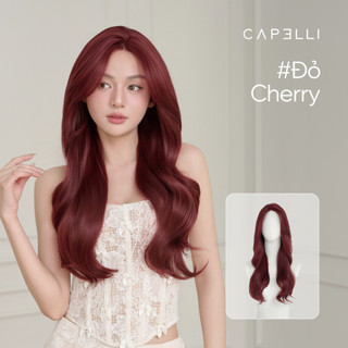 Tóc Giả Nguyên Đầu Siêu Da Lưới Lace CAPELLI Xoăn Lơi Mái Bay 65cm Andrea Premium Wig