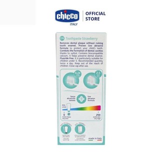 Kem đánh răng Chicco 50ml dành cho bé 12m+ (hương dâu)