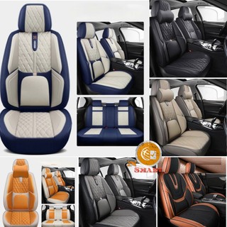 Mẫu Áo Ghế xe Ô Tô 5 chỗ, Bán Tải Da Napa Cao Cấp 9D - Áo Trùm Kín Ghế Xe Hơi,Dùng Cho Xe Tặng Kèm 2 Gối Đầu