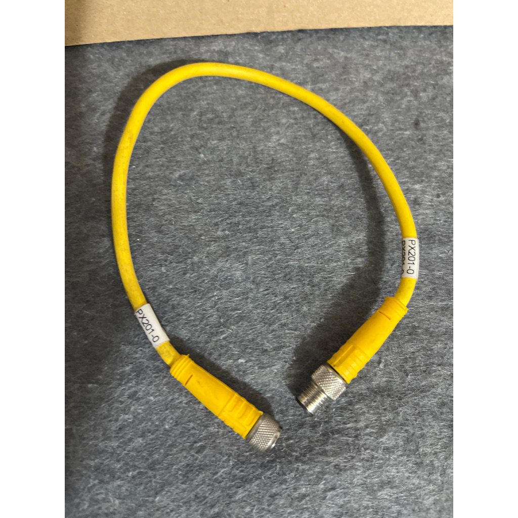 (Used) Dây nối 2 đầu 30mm M8 đực 3pin to M8 cái 4pin