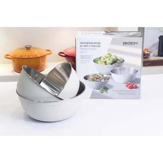 SET 3 THỐ INOX GKÖCH MYTY0810 (kích thước 22cm, 25cm & 28cm) - HANGDUC69