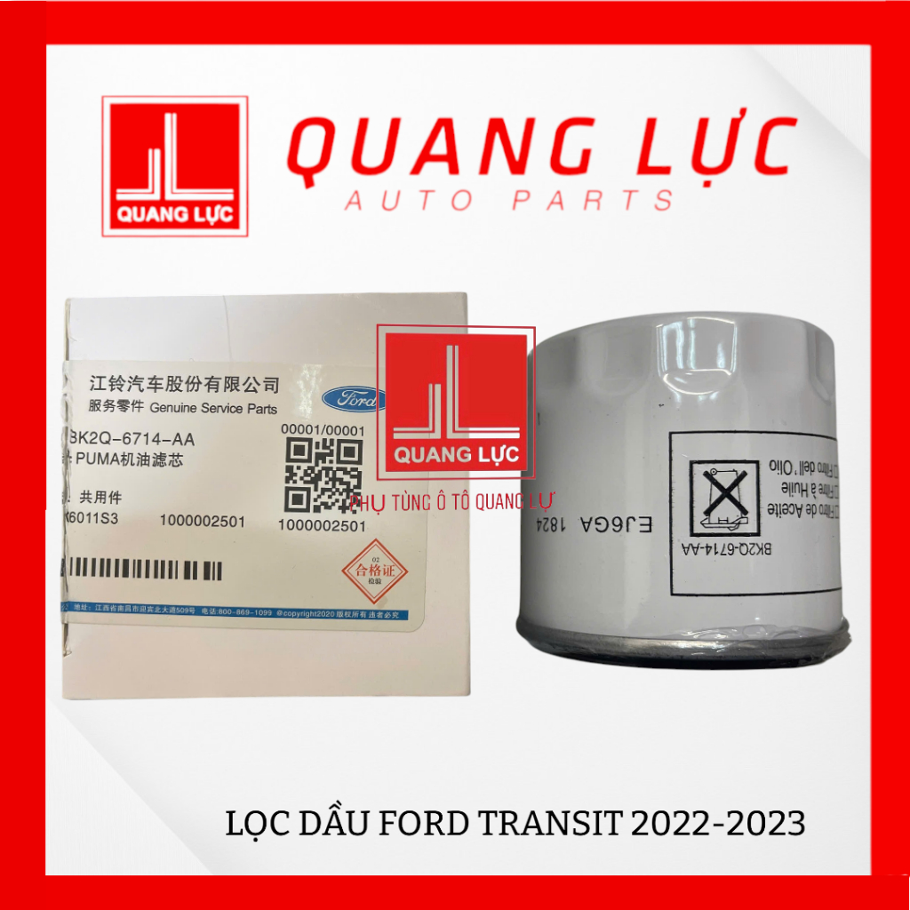 LỌC DẦU FORD TRANSIT XỊN JMC 2022-2023
