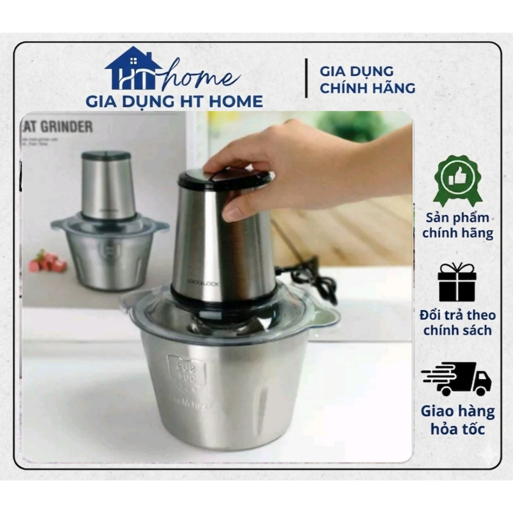 Máy Xay Thịt Lock&Lock EJM172 cối xay Inox 304