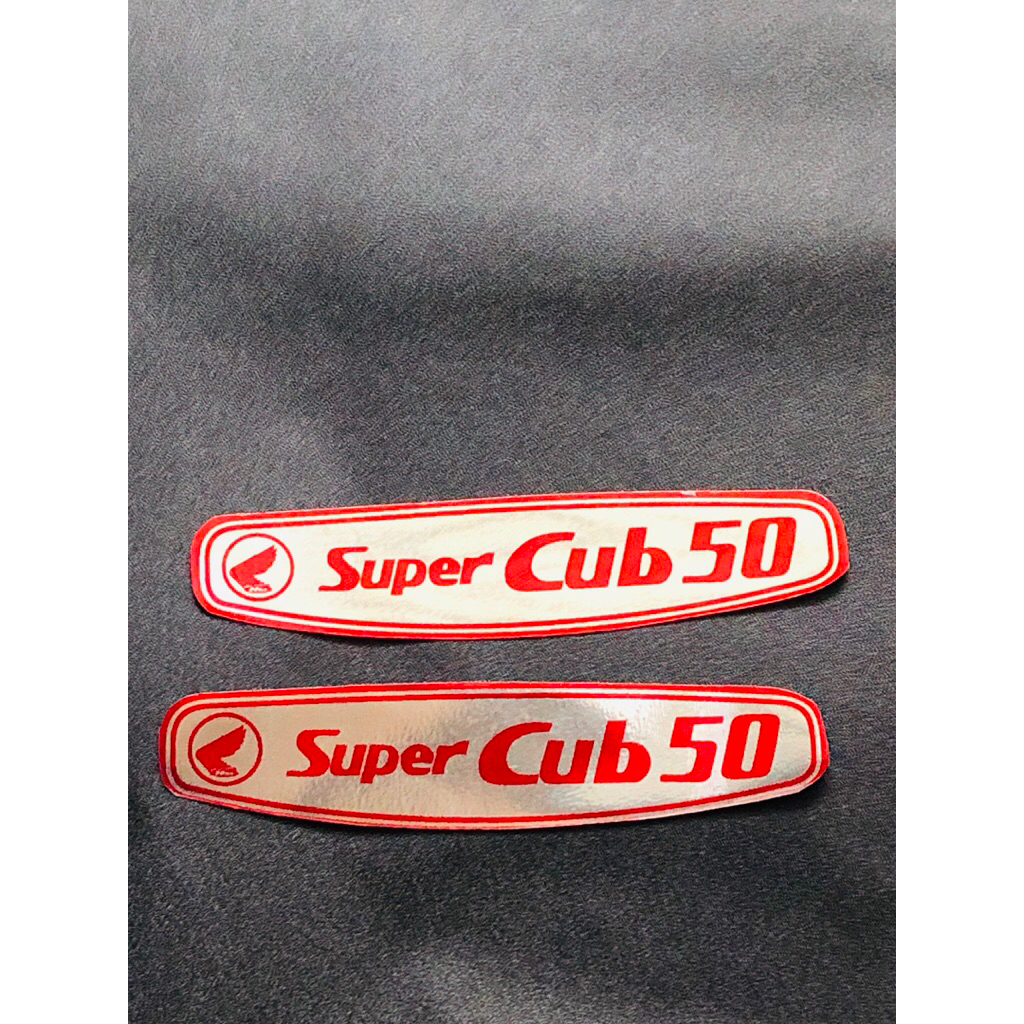 Tem Cub 50 - 78 Đỏ Decal in