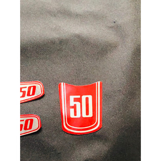 Tem Cub 50 - 78 Đỏ Decal in