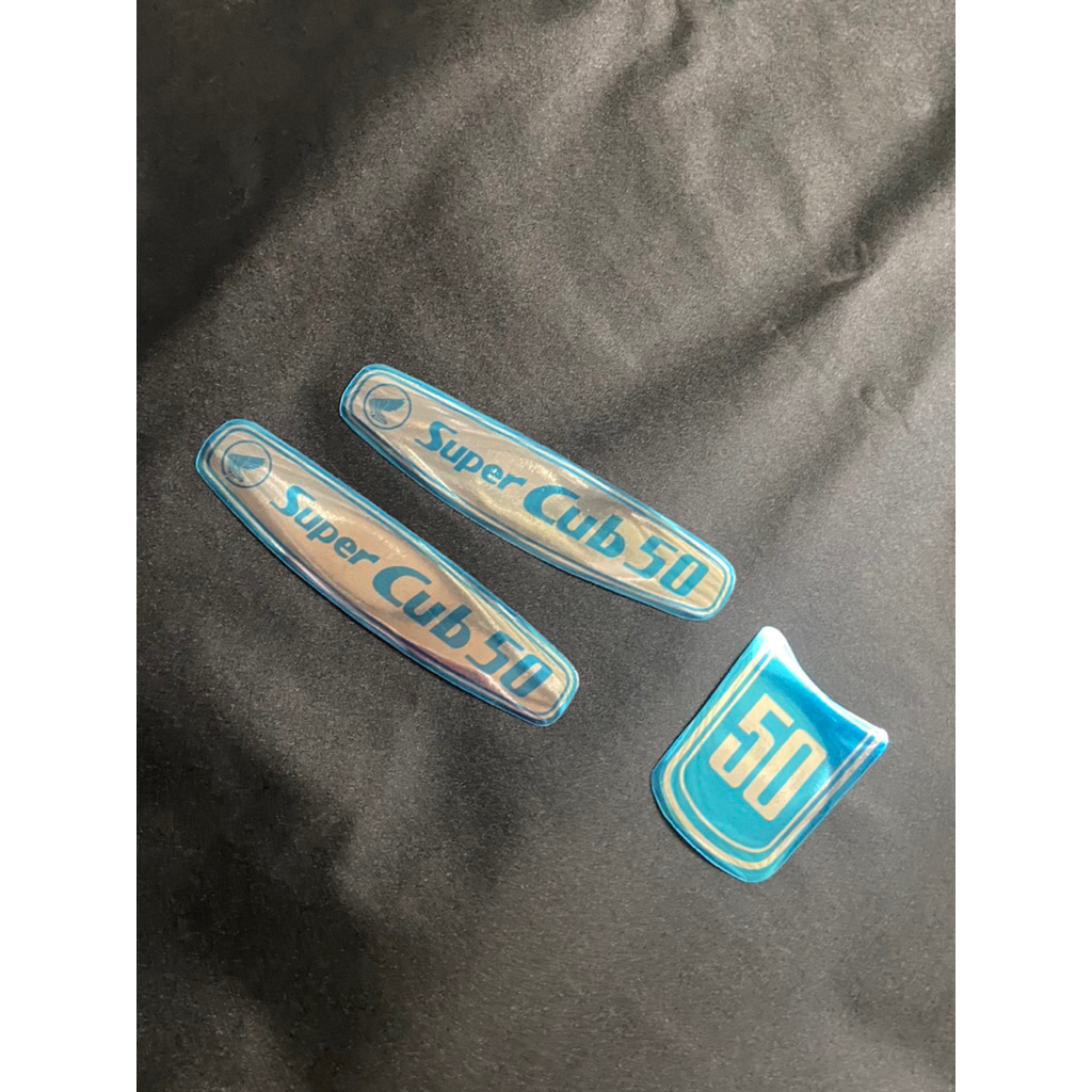 Tem Cub 50-78 Xanh Decal in