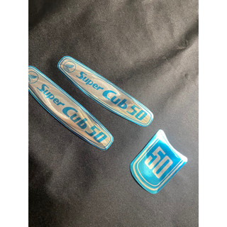 Tem Cub 50-78 Xanh Decal in
