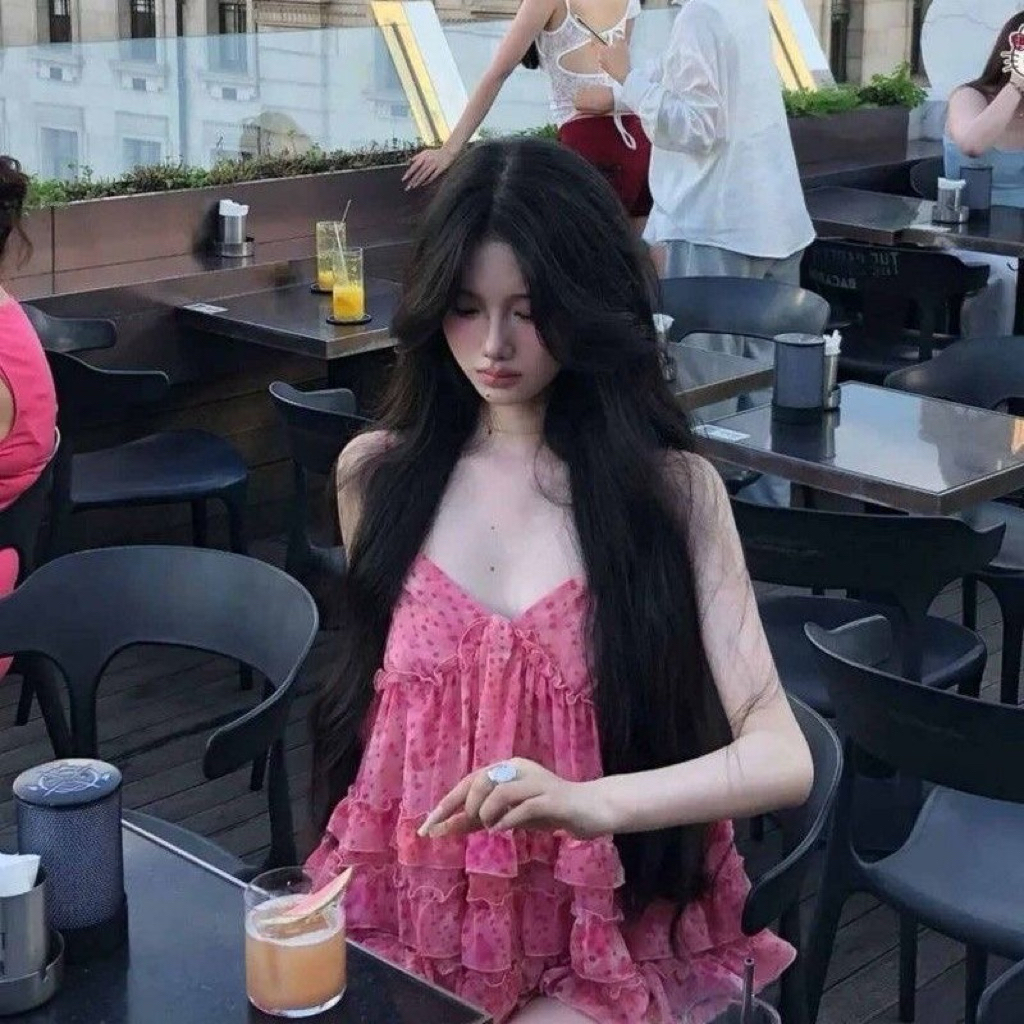 𝓜𝓲𝓷 𝓜𝓲𝓷_ Áo Hai Dây Tầng Chấm Bi Xinh Xắn H70
