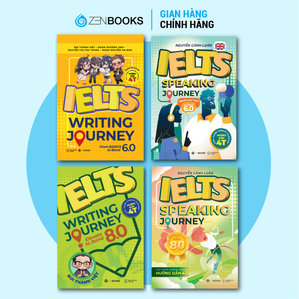 Trọn Bộ Sách IELTS JOURNEY Writing & Speaking: Lộ Trình Học IELTS Từ Cơ Bản Đến 8.0