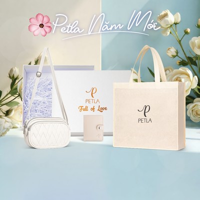 Túi nữ mini đeo chéo dáng ngang PETLA LN39