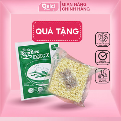 (QUÀ TẶNG KHÔNG BÁN) 1 gói mì bò và 1 túi canh rong biển ONICI