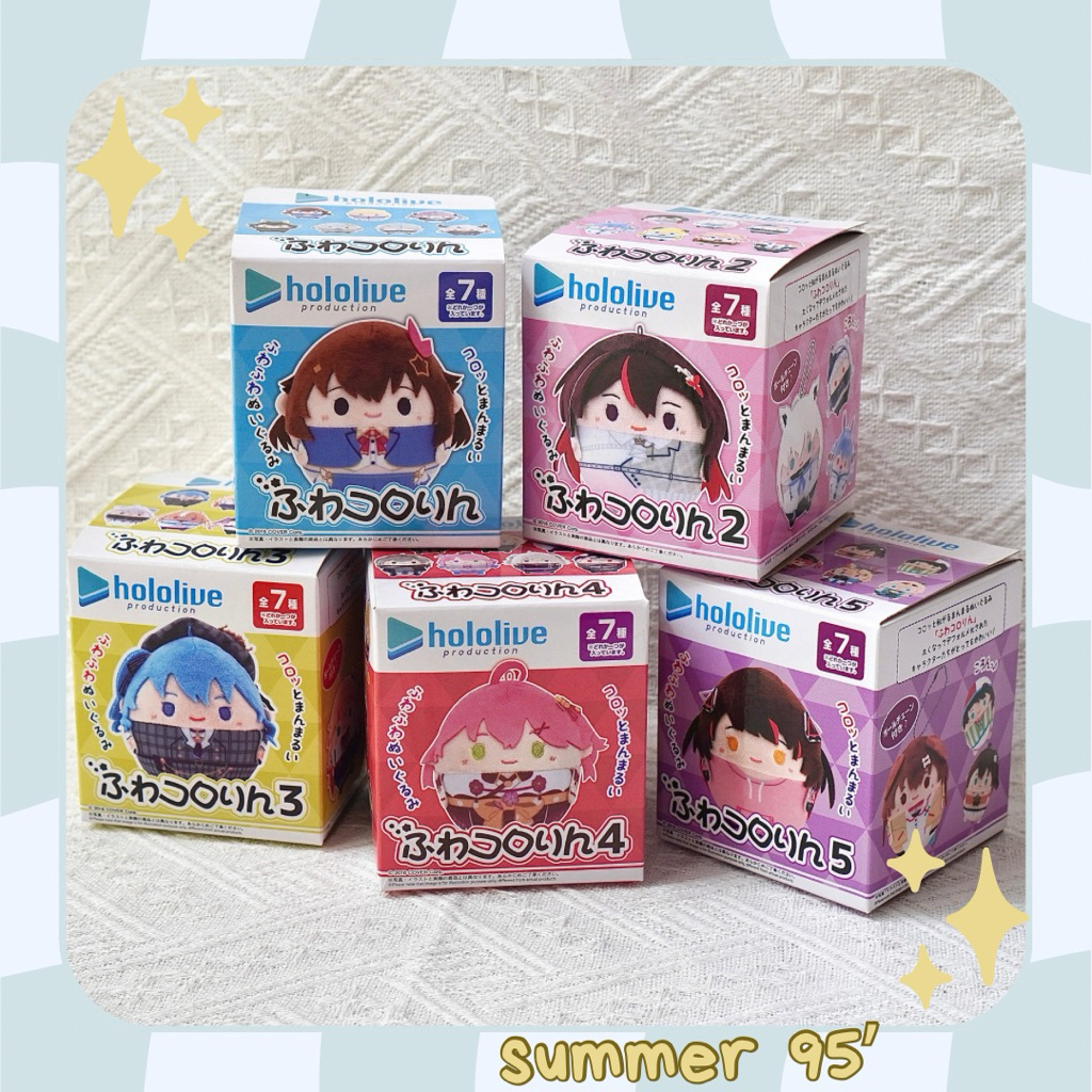 [SẴN-SUMMER 95’] Blind box hộp mù gấu bông fuwa kororin Hololive chính hãng