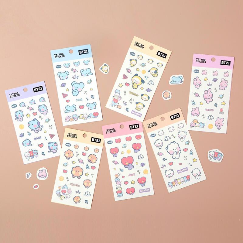BT21 - Minini Tattoo Sticker