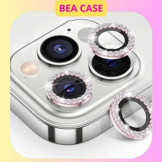[Mắt Đính Đá Nhiều Màu] Mắt bảo vệ camera đính đá kèm hộp 11/12/13/14/15/pro/plus/promax BEA CASE