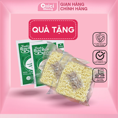 (QUÀ TẶNG KHÔNG BÁN) 2 gói mì bò và 2 túi canh rong biển ONICI