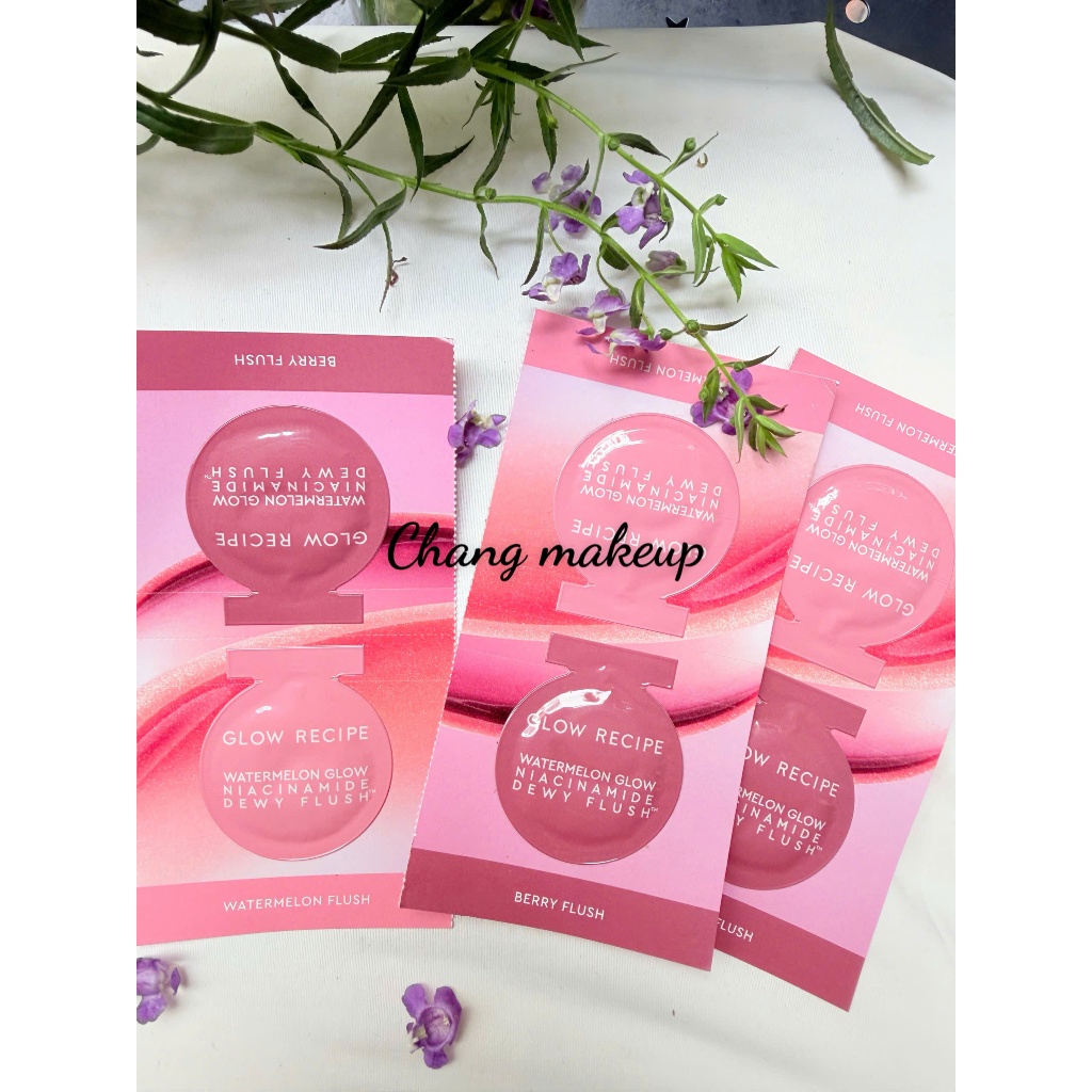 Má Hồng Kem Glow Recipe Watermelon Glow Dewy Blush Serum Blush Màu Watermelon - Berry Mini 1.5ml