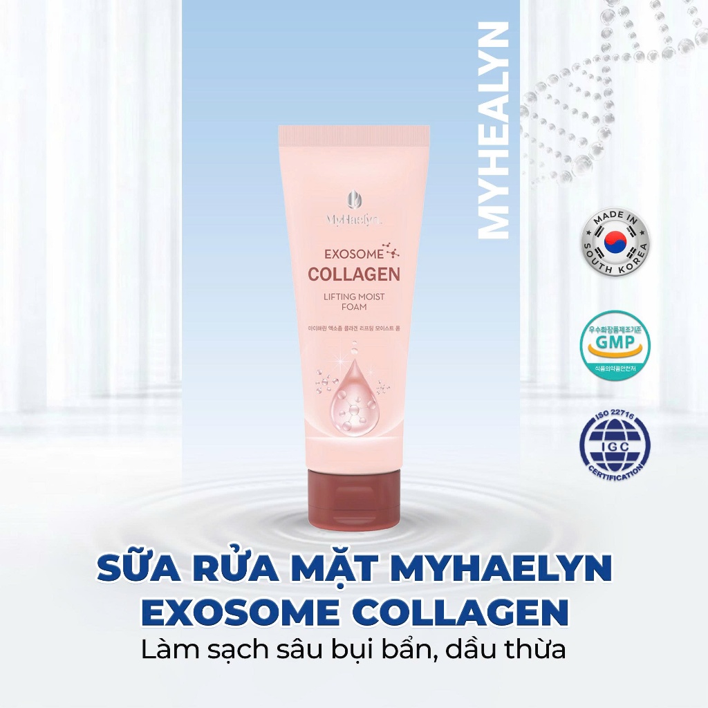 Sữa rửa mặt Exosome Collagen sạch sâu bổ sung collagen đẹp da A-253