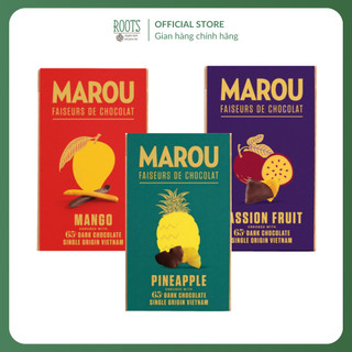 (Ship hỏa tốc) MAROU -Trái Cây Phủ Socola Đen, Fruit Coated in Dark Chocolate (100g)