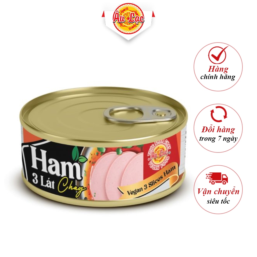 Ham 3 Lát Chay 150g - Thực phẩm chay Âu Lạc, đồ chay